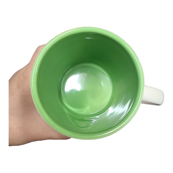 Starbucks Christmas Tree Coffee Mug Cup Holiday 2006 17 fl oz Green and White - Picture 7 of 9